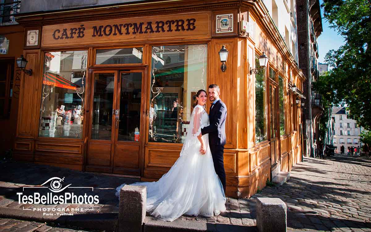 巴黎婚纱摄影师, 巴黎蒙马特 (Montmartre) 婚纱街拍