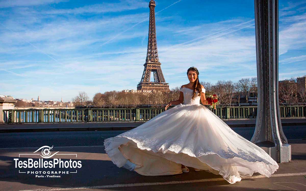 巴黎比尔哈克姆桥婚纱照