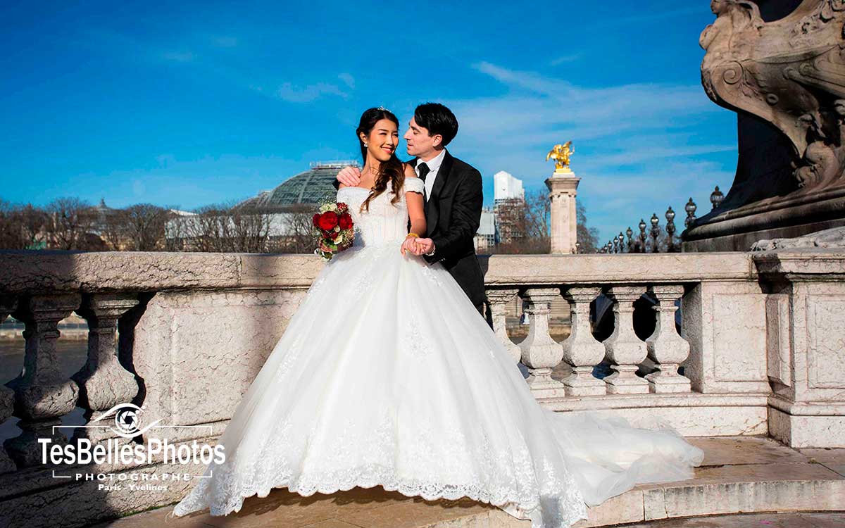 巴黎浪漫婚纱写真照
