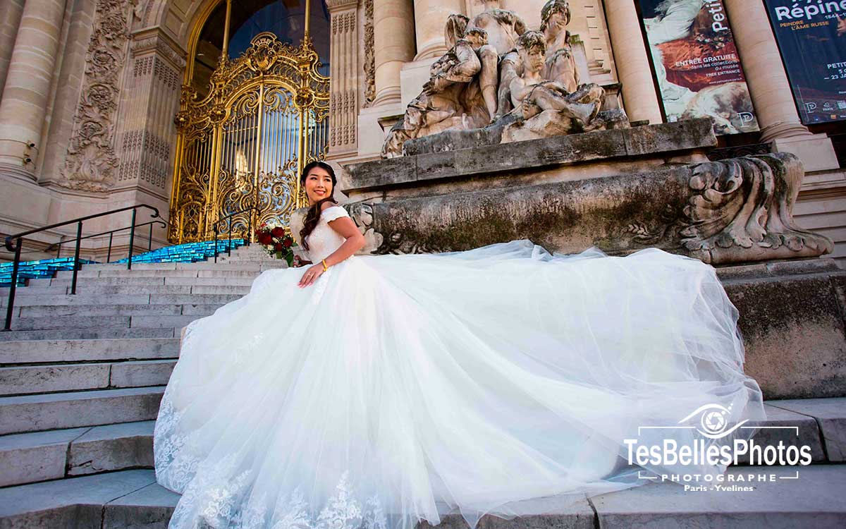巴黎大皇宫婚纱写真照