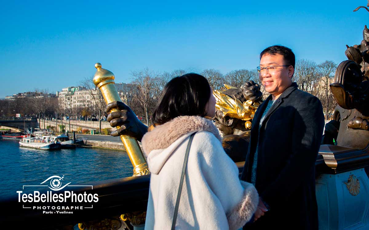 巴黎外景情侣写真
