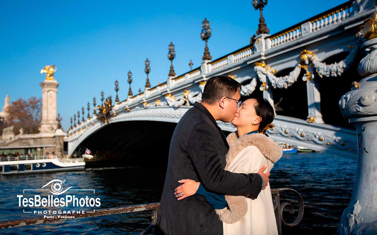 巴黎情侣爱情写真