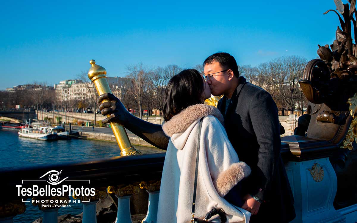 法式浪漫情侣巴黎写真
