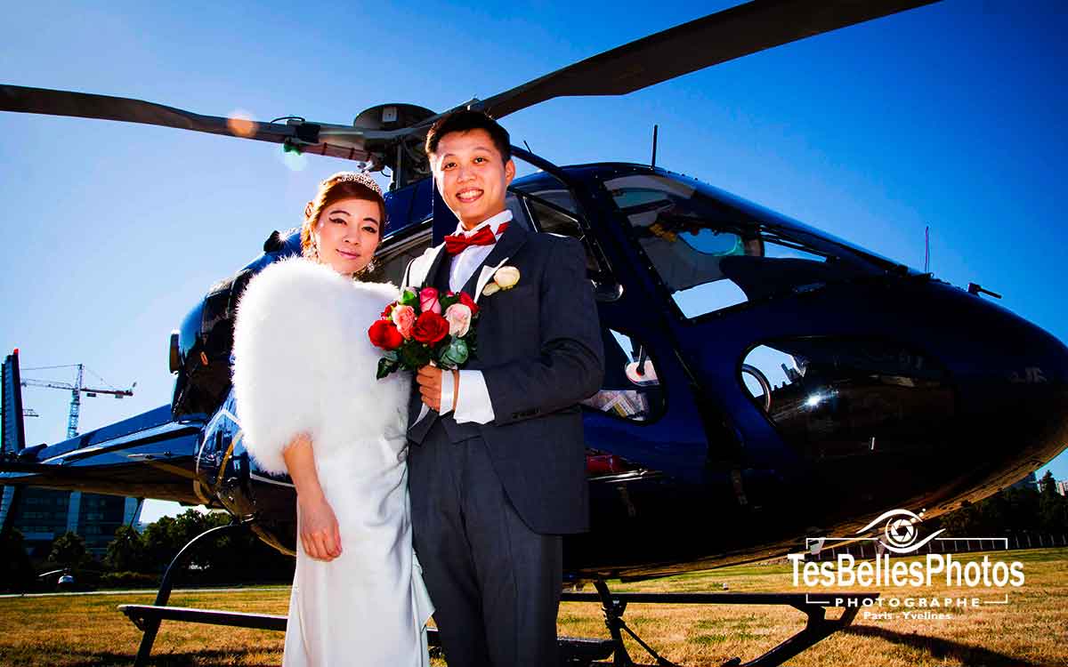 直升机婚纱照, 情侣直升机婚纱摄影