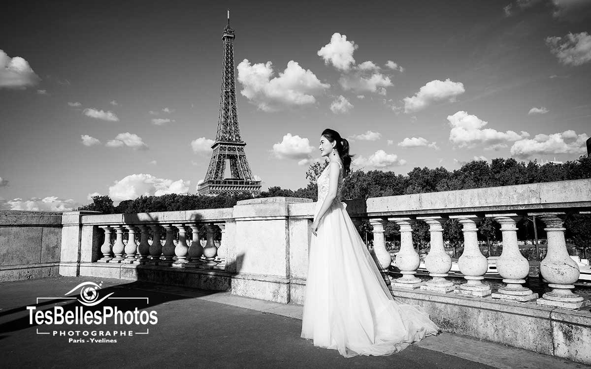 巴黎埃菲尔铁塔婚纱摄影