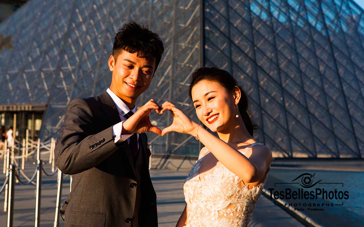 巴黎教堂婚纱照
